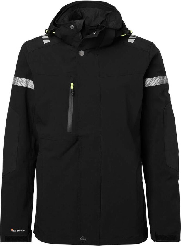 381 Skalljakke svart S