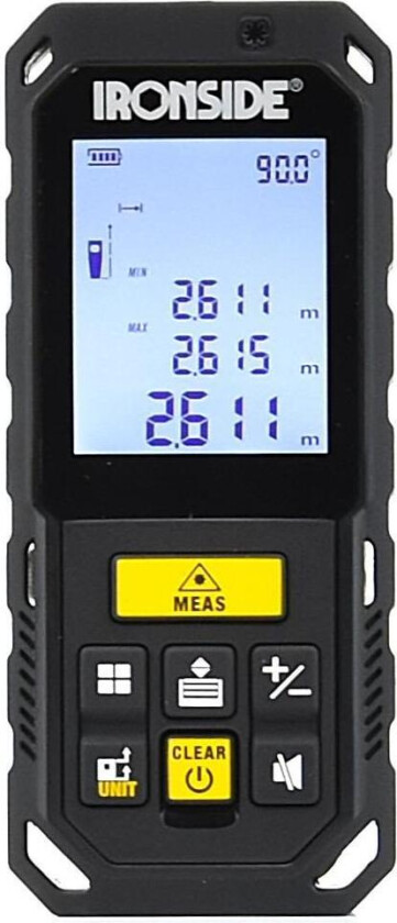HEAVY DUTY 103496 Avstandsmåler 0,2-100 m, med batteri
