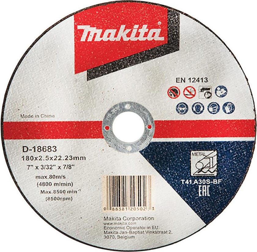 D-18683 Kappeskive 180 x 2,5 mm