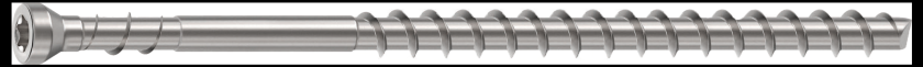 Bilde av 316 Stainless Steel Terrasseskruer 75x4,2 mm, skjult, rustfritt, A4 250-pakning