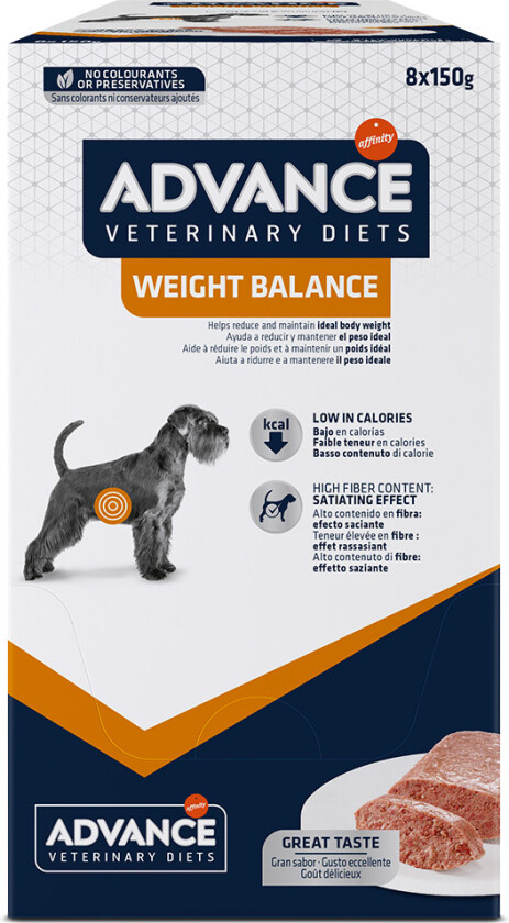 Advance Veterinary Diets Dog Weight Balance - 8 x 150 g