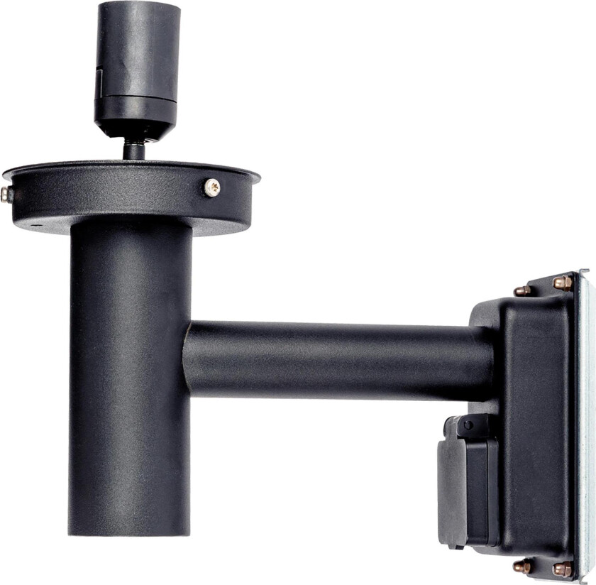 Harry Veggarmatur svart, stål, E27