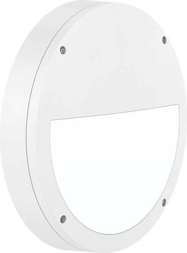 Diploma Halv PC Veggarmatur 12 B, 1100 lm, 275 x 275 mm Hvit