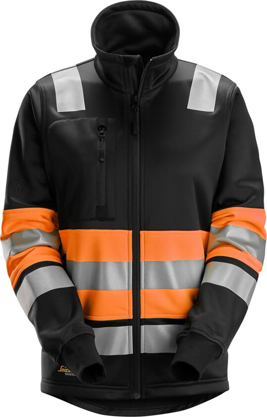 8077 Jakke svart/Hi-Vis oransje Svart/Hi-Vis Oransje