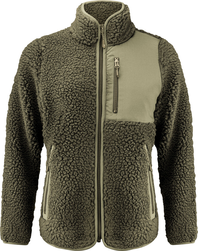 Kingsley Pile Fleecejakke Grønn