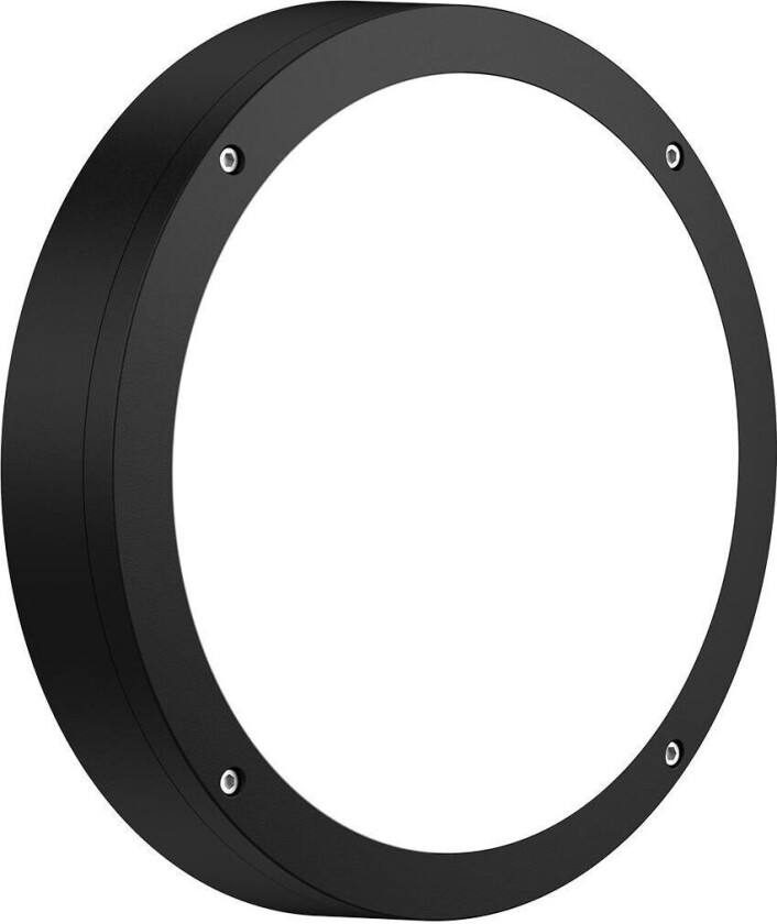 Diploma Hel PC Veggarmatur 12 B, 1100 lm, 275 x 275 mm Svart