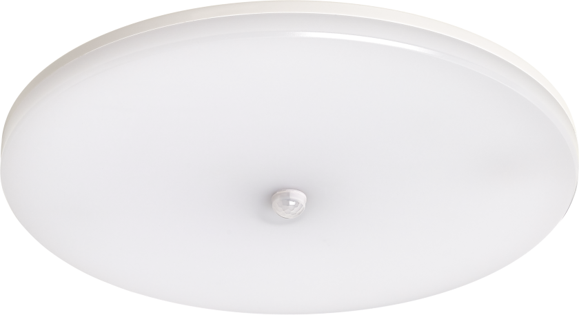Athena II PIR Plafond PIR-sensor, hvit, 3000 K Ø250 mm, 8 W, 712 lm