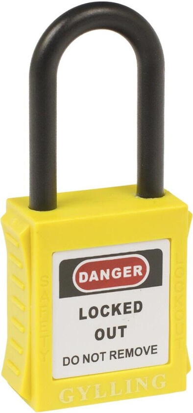 Lockout KD 309856 Hengelås 21x40x45 mm Gul