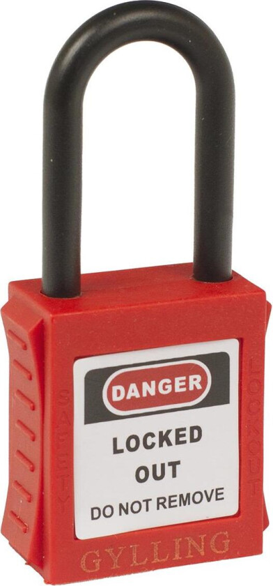 Lockout KD 2155335 Hengelås 21x40x45 mm Rød