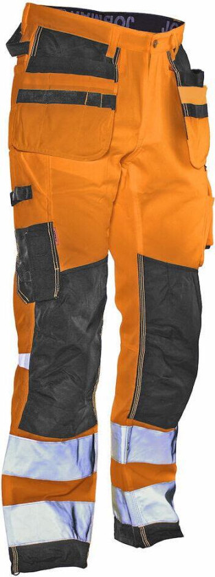 Star 2222 Arbeidsbukse oransje/svart, varsel, klasse 2 Oransje/Svart