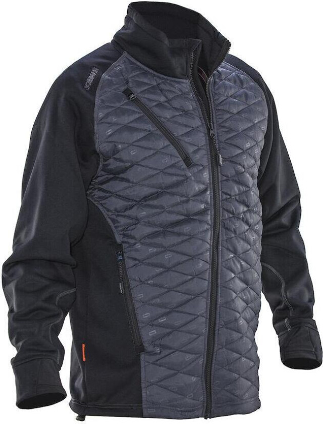 5182 Jakke mørkegrå/svart 3XL