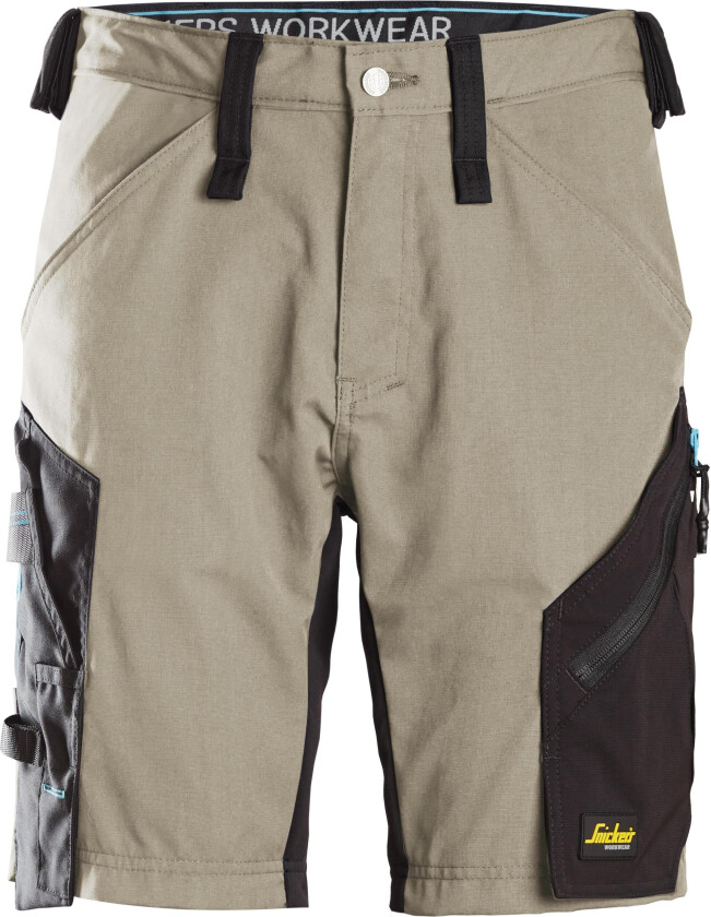 6112 LiteWork Shorts khaki/svart Khaki/Svart