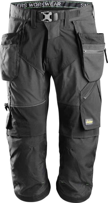 6905 Piratbukse stålgrå/svart, med stretch Stålgrå/Svart