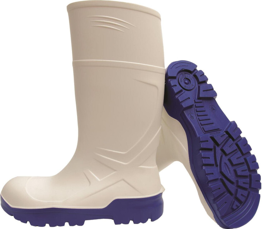 S4 Vernestøvel hvit Str 49