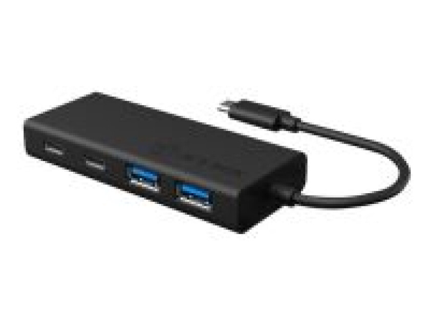ICY BOX IB-HUB1426-CPD USB-hub - USB 3.0 - 4 porter - Svart