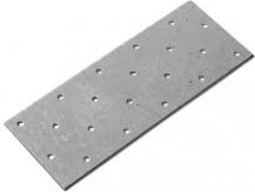 9680200 Hullplate CE-merket, FZV 80 x 200 x 2 mm