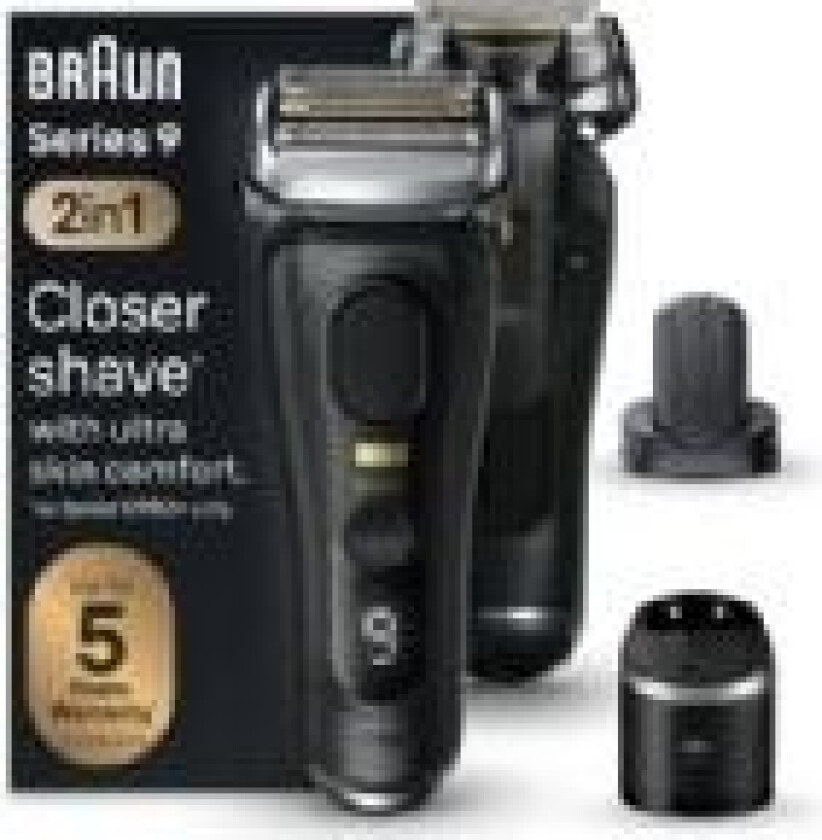 Series 9 Pro+ 9590cc Wet & Dry, Barberingsmaskin, Sort, Batteri, Lithium-Ion (Li-Ion), 60 min, Boks