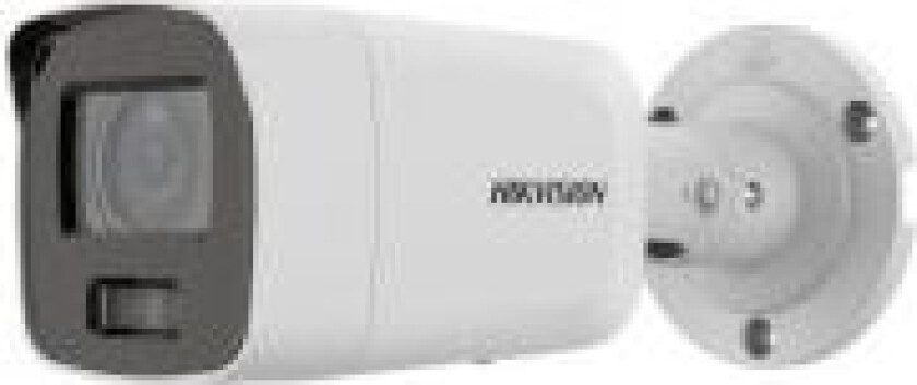 Hikvision ColorVu DS-2CD2087G2-LU - Nettverksovervåkingskamera - farge (Dag og natt) - 8 MP - 3840 x 2160 - fastfokal - lyd - LAN 10/100 - MJPEG, H.264, H.265, H.265+, H.264+ - DC 12 V / PoE klasse 3