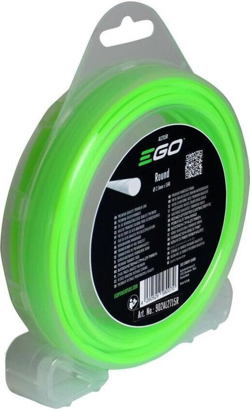 AL2715R Trimmertråd Ø2,7 mm x 15 m, rund