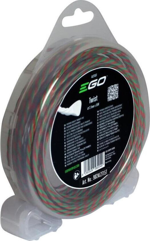 AL2715T Trimmertråd Ø2,7 mm, tvunnet 15 m