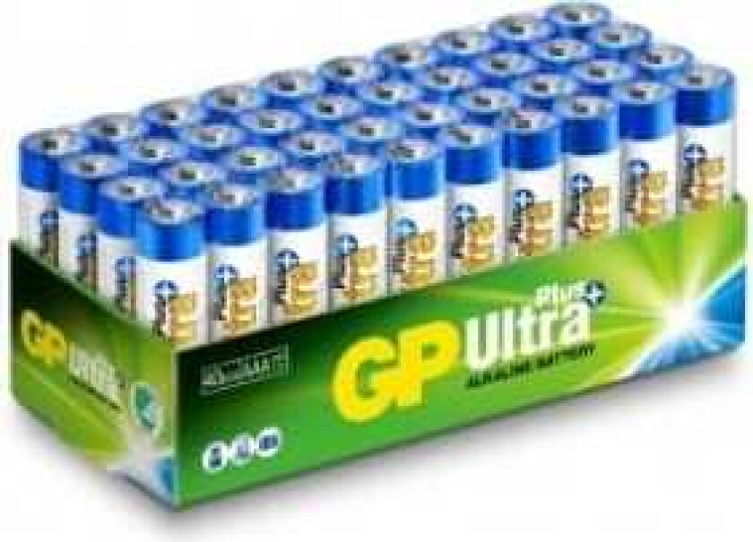 Ultra Plus Alkaline 24AUP/LR03, Engangsbatteri, AAA, Alkalinsk, 1,5 V, 40 stykker, Flerfarget