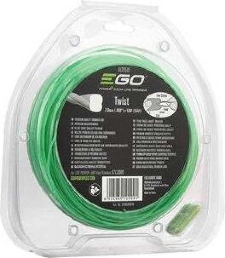 AL2050T Trimmertråd Ø2 mm x 50 m, tvunnet