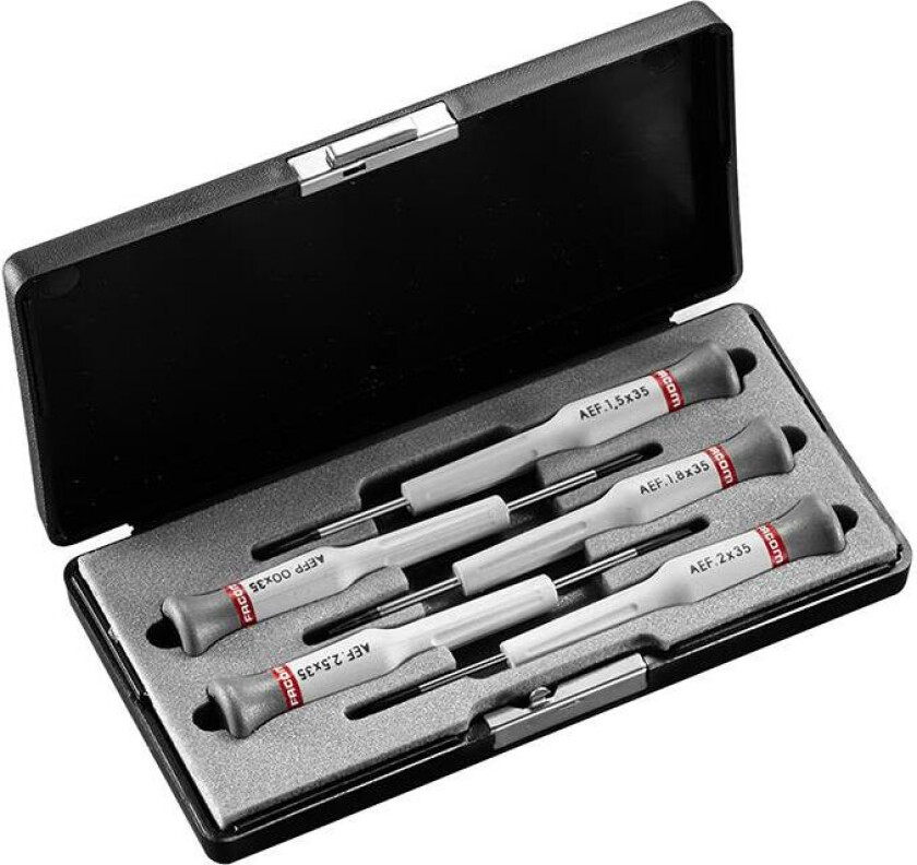 AEF.J1 Skrutrekkersett Micro-Tech, 5 deler