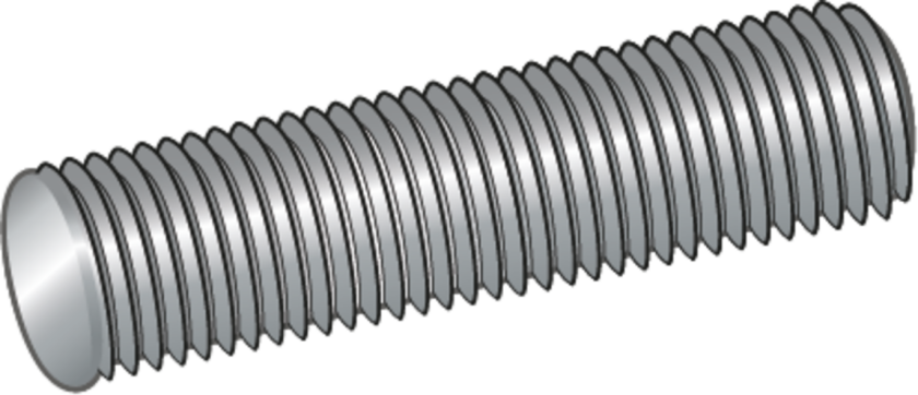 62111152 Gjengestang helgjenget, FZB 8.8, 1 m M24