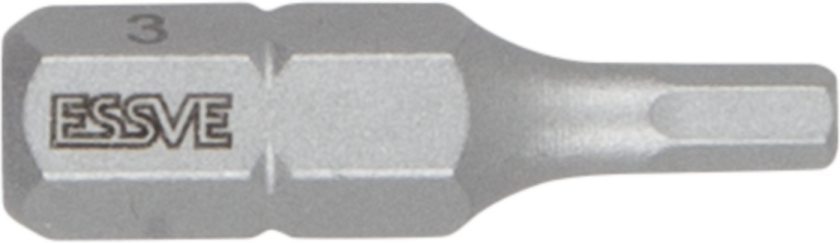 9980234 Bits unbrako 25 mm, 3-pakning Ø 3 mm
