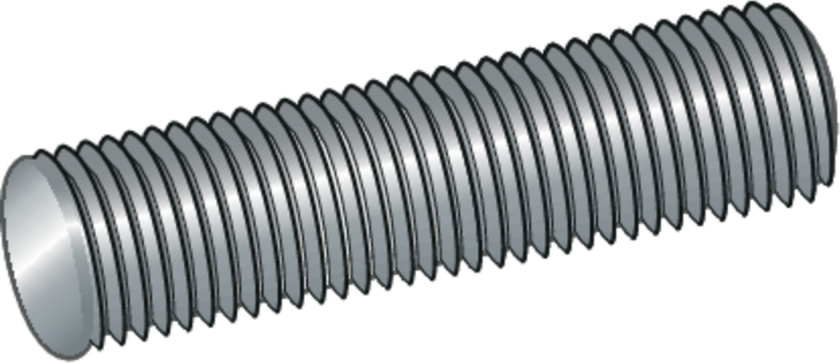 62111130 Gjengestang helgjenget, FZB 4.8, 1 m M5