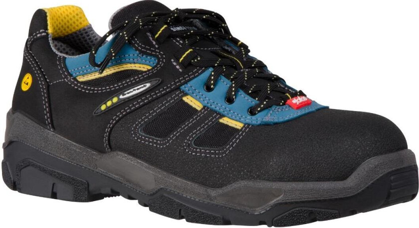 1540 Route Vernesko S2, svart/blå/gul 39