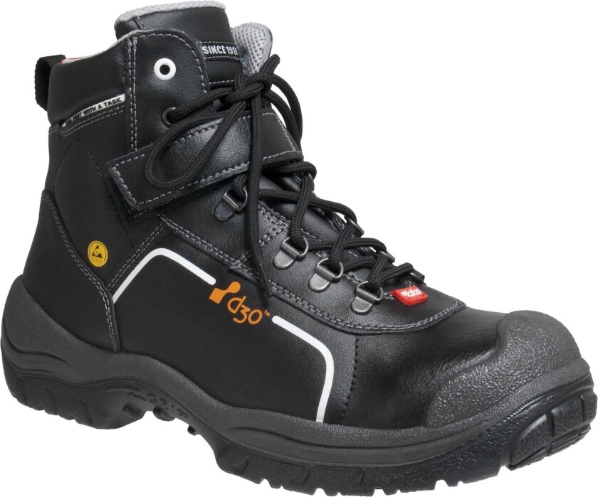 3998 Impact Vernestøvel S3, svart 37