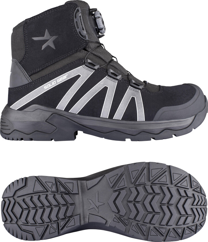 Onyx Vernestøvel S3, BOA, svart 47