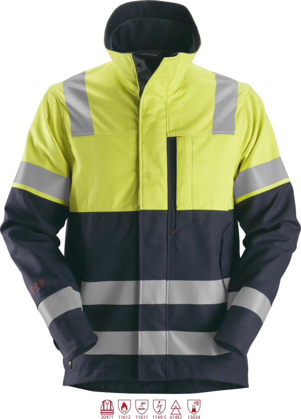 Bilde av 1560 ProtecWork Jakke varsel, marineblå/gul XXL