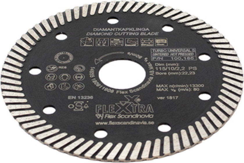 100185 Diamantklinge 115 mm