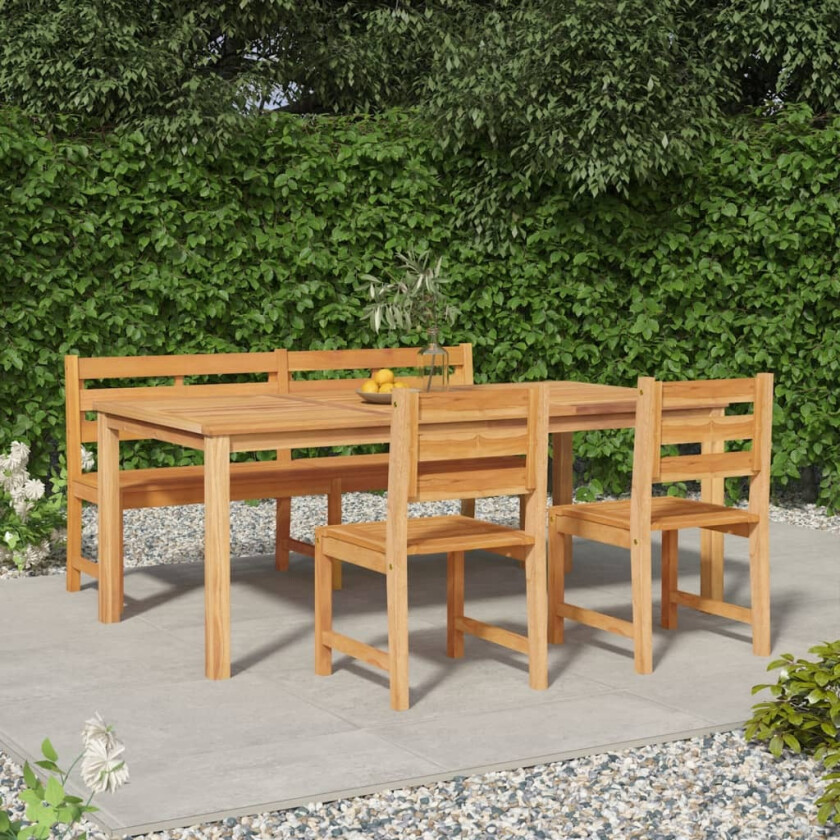 Hagespisegruppe 4 deler heltre teak