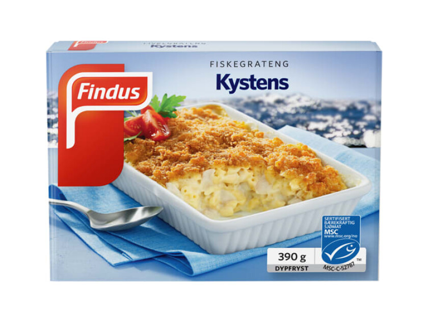 Findus Kystens Fiskegrateng 390g