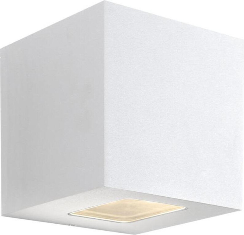 Cube XL II Veggarmatur 3000 K, 1890 lm, 80°, 25 W, IP65 Hvit