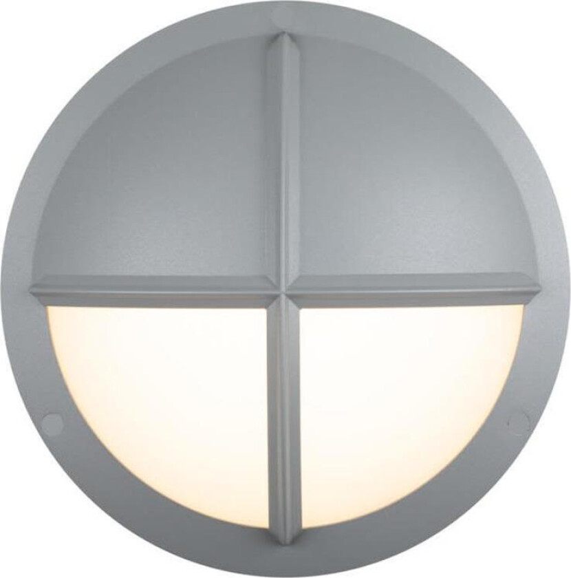 Moon Public Cross II Veggarmatur 3000/4000 K, 16 W, IP65, IK10 Grå, 590 lm