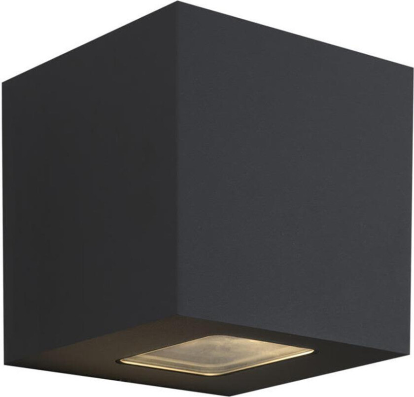 Cube XL II Veggarmatur 3000 K, 1890 lm, 80°, 25 W, IP65 Antrasitt