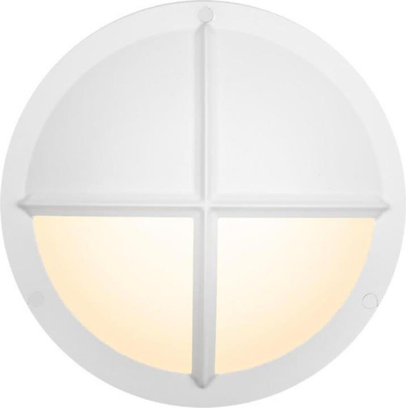 Moon Public Cross II Veggarmatur 3000/4000 K, 16 W, IP65, IK10 Hvit, 730 lm