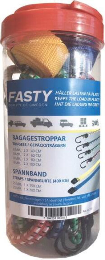 Bilde av 310 Spennreimsett med bagasjestropper