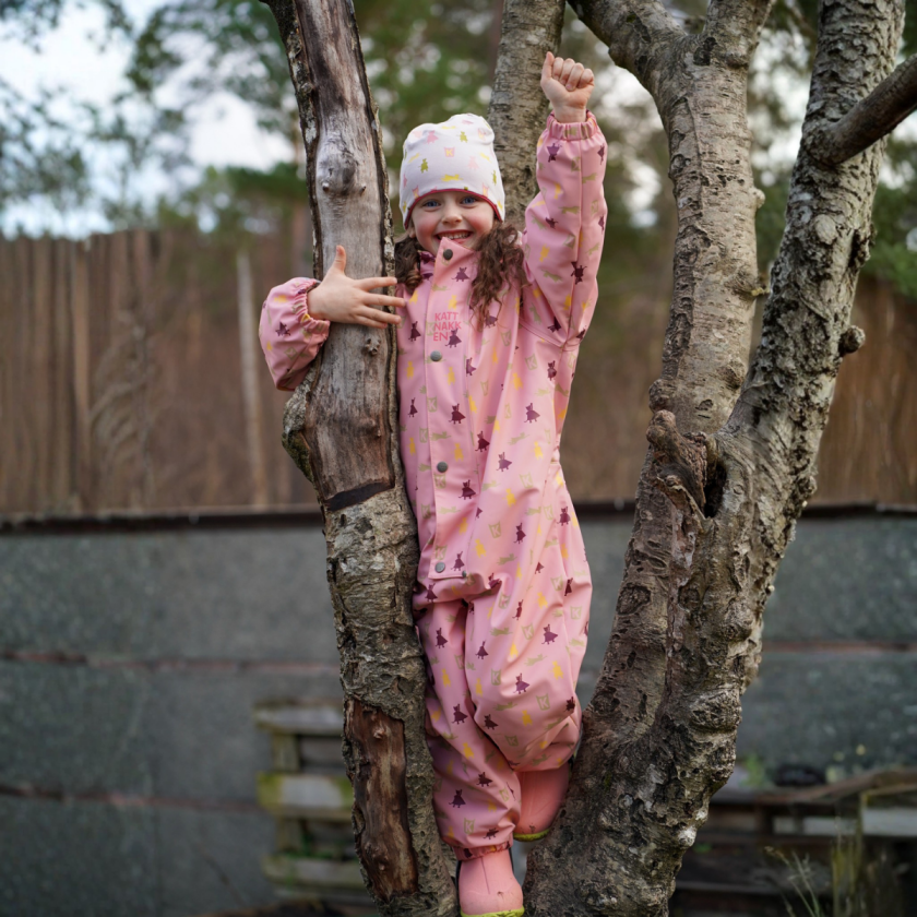 Helårsregndress Hagl Rosa Krystall - 98