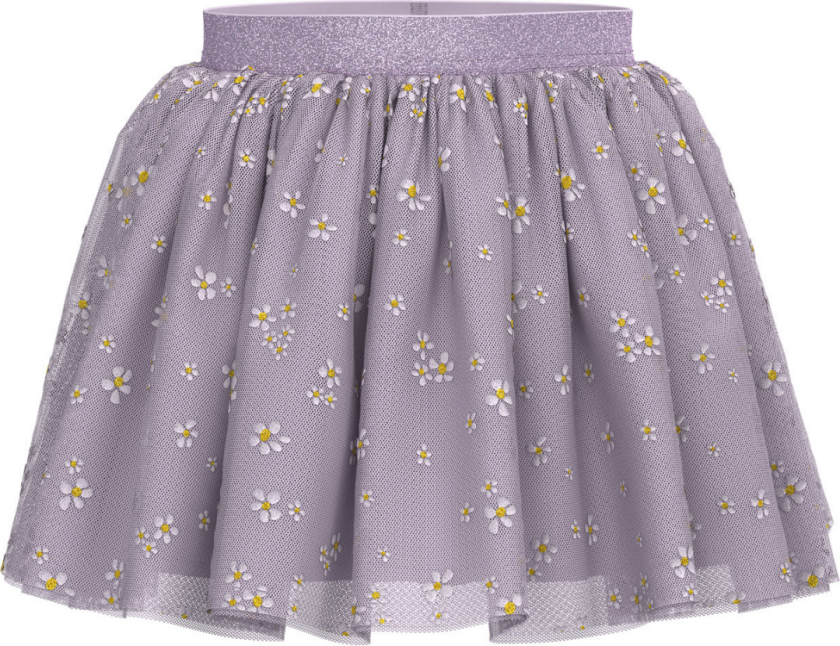 Skjørt Vabos Lavender Fog Flowers - 98