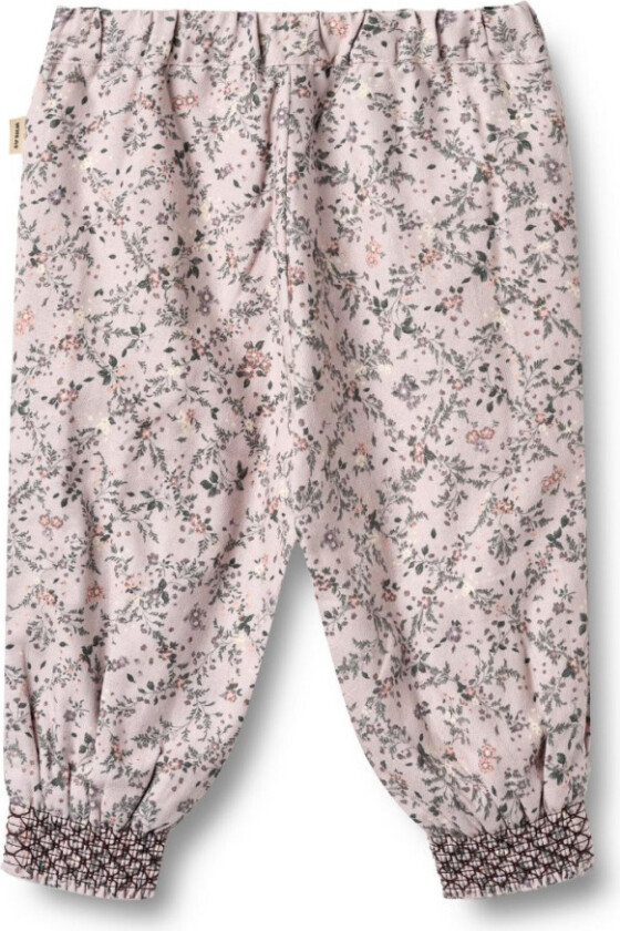 Bukse Baby Sara Lilac Checked Flowers - 86