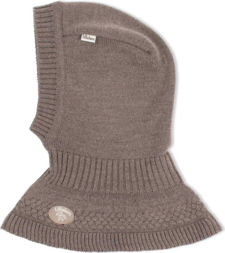 Lillelam - Lue Med Hals Balaclava, Brun - 44-46cm