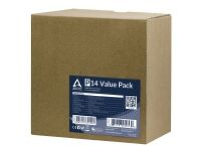P14 PWM PST Black - 5-pack value pack - Kabinettvifte - 140mm - Svart - 23 dBA