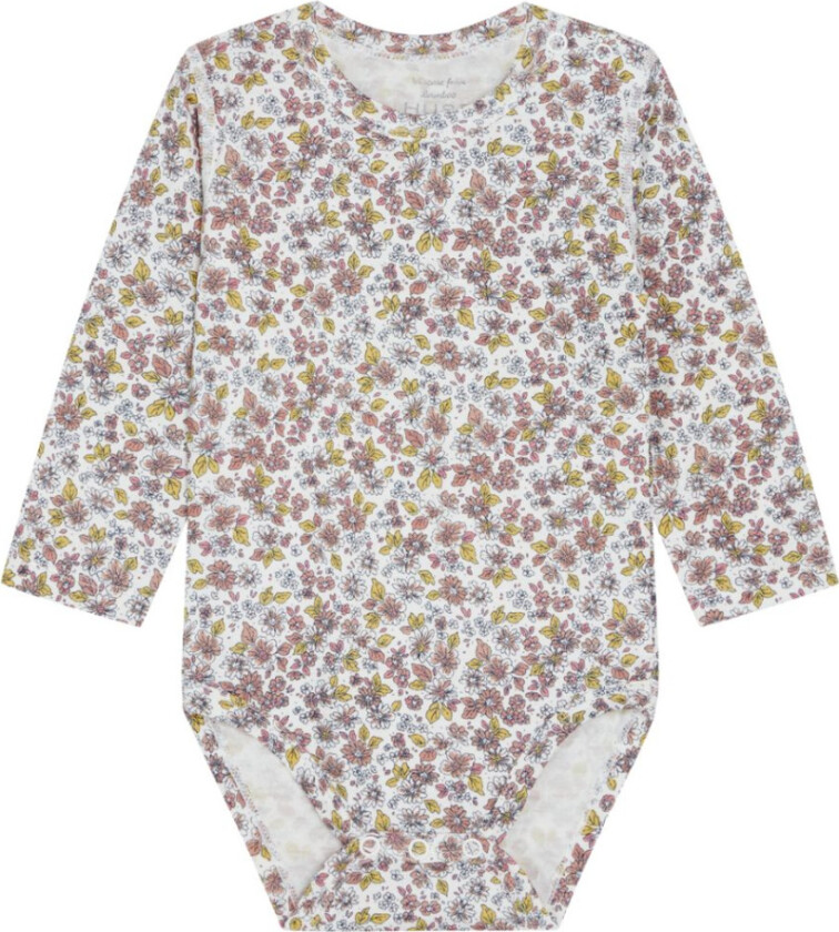Hust And Claire - Body i Bambus Blomster Ivory - 68