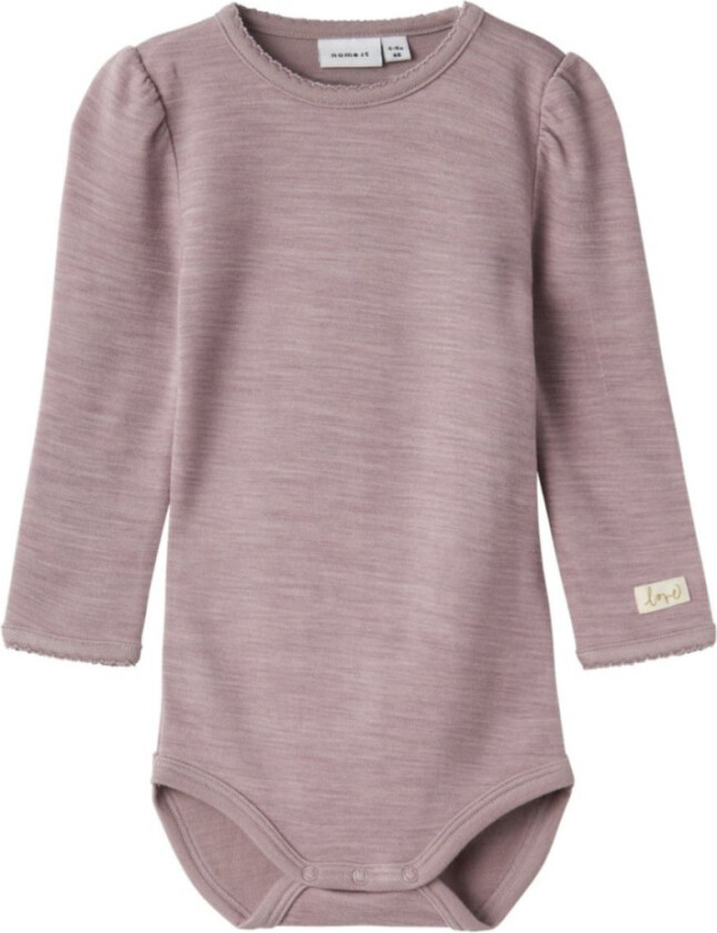 Body i Ull og Viskose Wyla Purple Dove - 56
