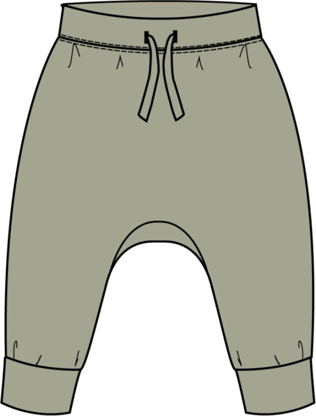 Bukse Ull og Bambus Gaby Forest Fog - 104